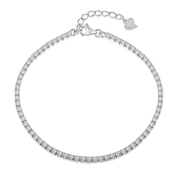 <ORIELL>Radiant Shinning Princess Cut Tennis Bracelet