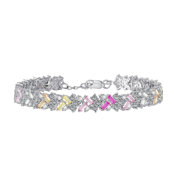 <ORIELL>Dazzling Unique Multi Shape Daily Bracelet