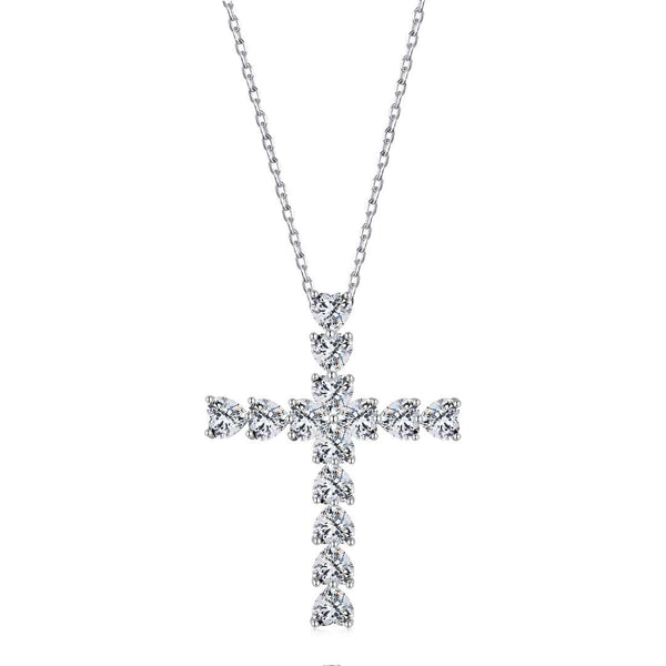 <ORIELL>Radiant Cross Shape Necklace