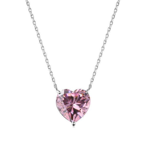 <ORIELL>6.0 carat Radiant Heart Shape Necklace