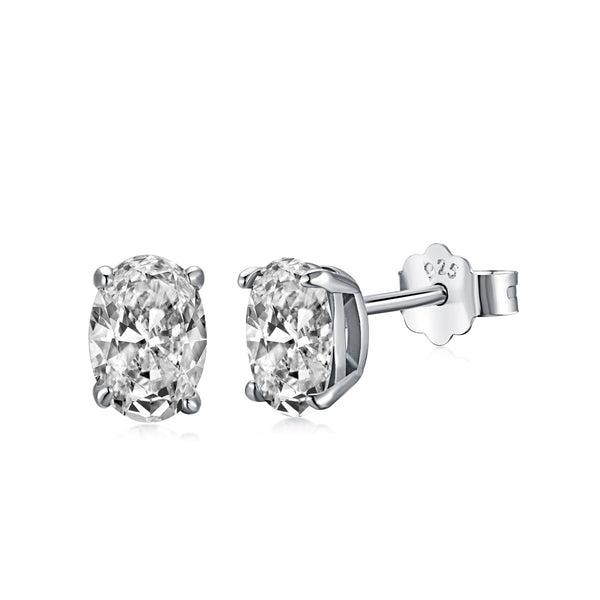<ORIELL>Oval Classic Dignified Elegant Earrings