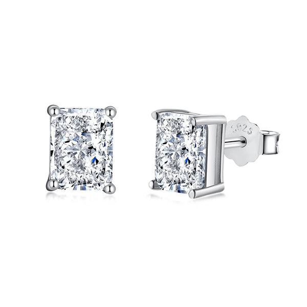 <ORIELL>Radiant Luxurious Princess Cut Daily Earrings