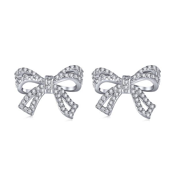 <ORIELL>Dainty Bow Shape Earrings