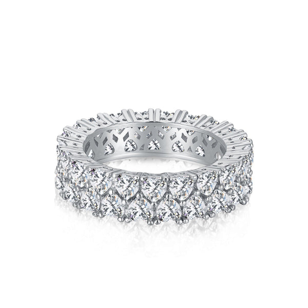<ORIELL>Sparkling Full Heart Ring